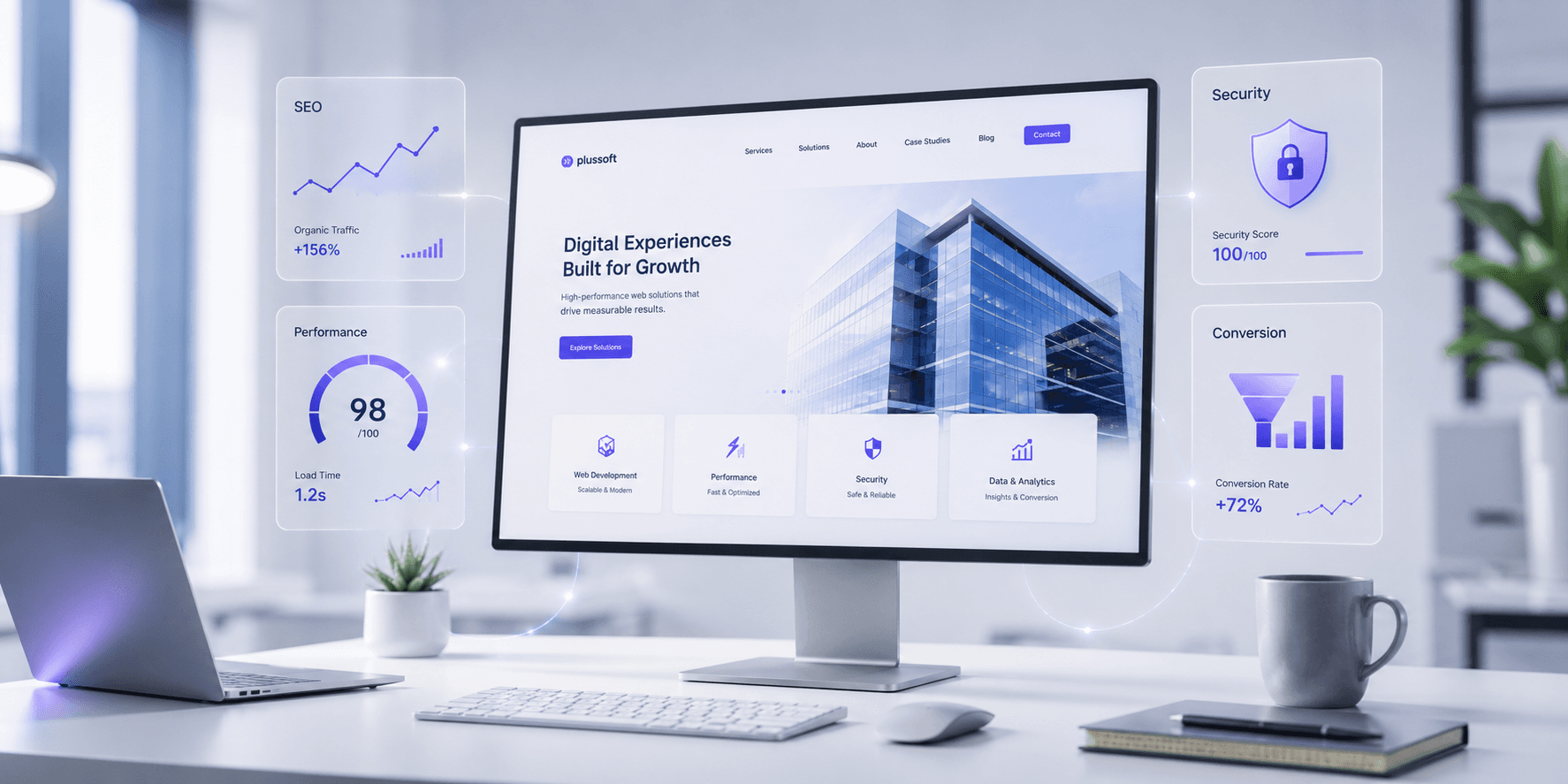Kurumsal Web Geliştirme 2026 Rehberi: SEO, Performans, Güvenlik ve Dönüşüm